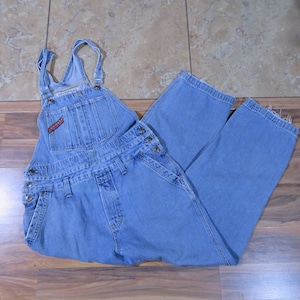 Unionbay mario medium wash denim sales overall shorts