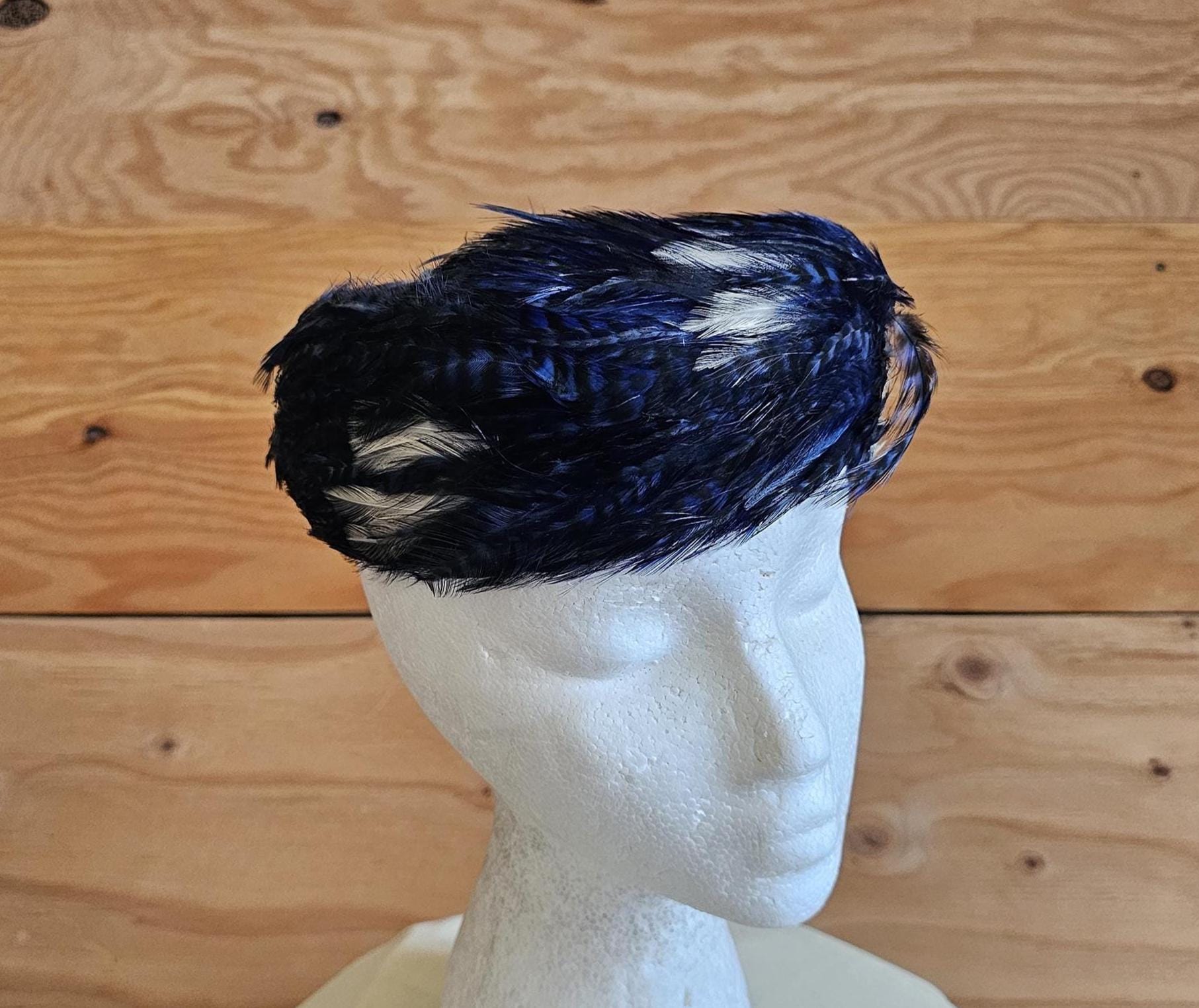 Valerie Modes Feather Hat - Etsy display picture 2
