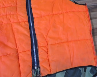 Blaze orange puffer vest hot sale