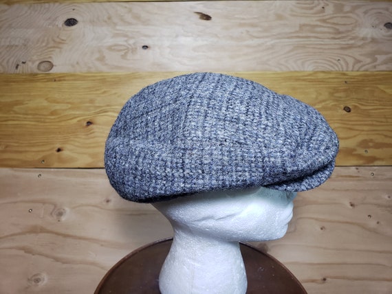 Vintage Harris Tweed Scotland Newsboy Cap Hat Var… - image 5