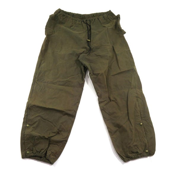 Filson, Filson 1431 Hunting Pants Waxed Cotton Finish Brown Made in USA Sz LX31 Vintage