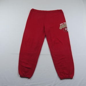 San Francisco 49ers Logo 7 Jogginghose Rot Gr XL 1990s EE10