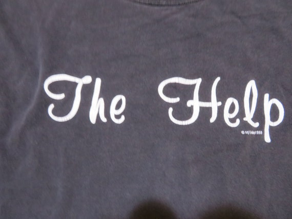 VTG The Help Rock Band T-Shirt  Black White Gilda… - image 5