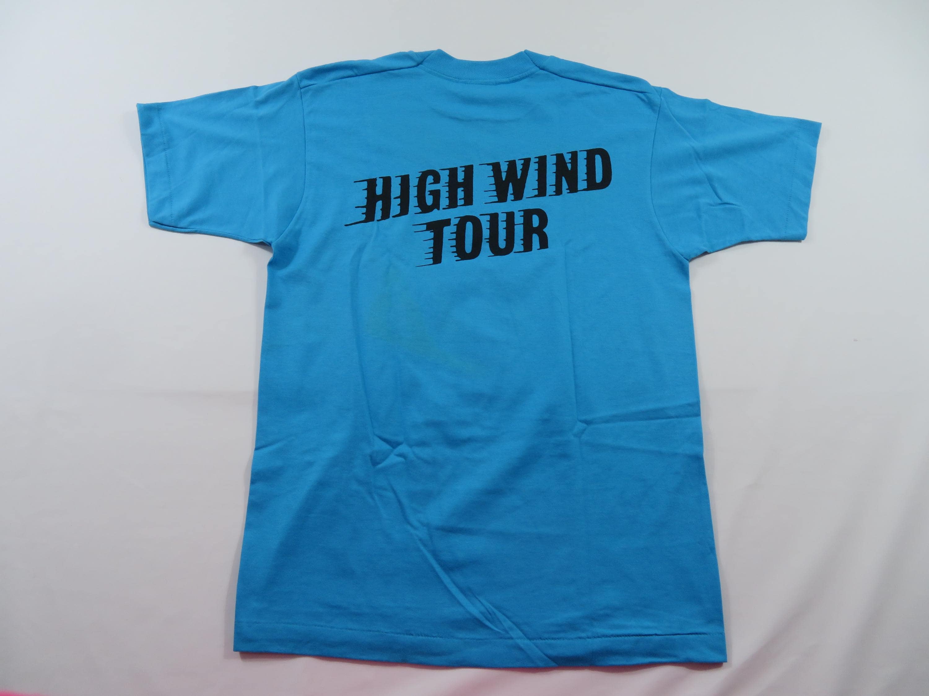 TG Sheppard Country Rock Band Blue T-shirt Sz L Autographed 1990s