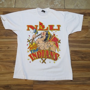 NLU Northeast Louisiana University Maroon Throwback Logo Long Sleeve T-Shirt