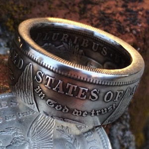 Morgan Silver Dollar Coin Ring