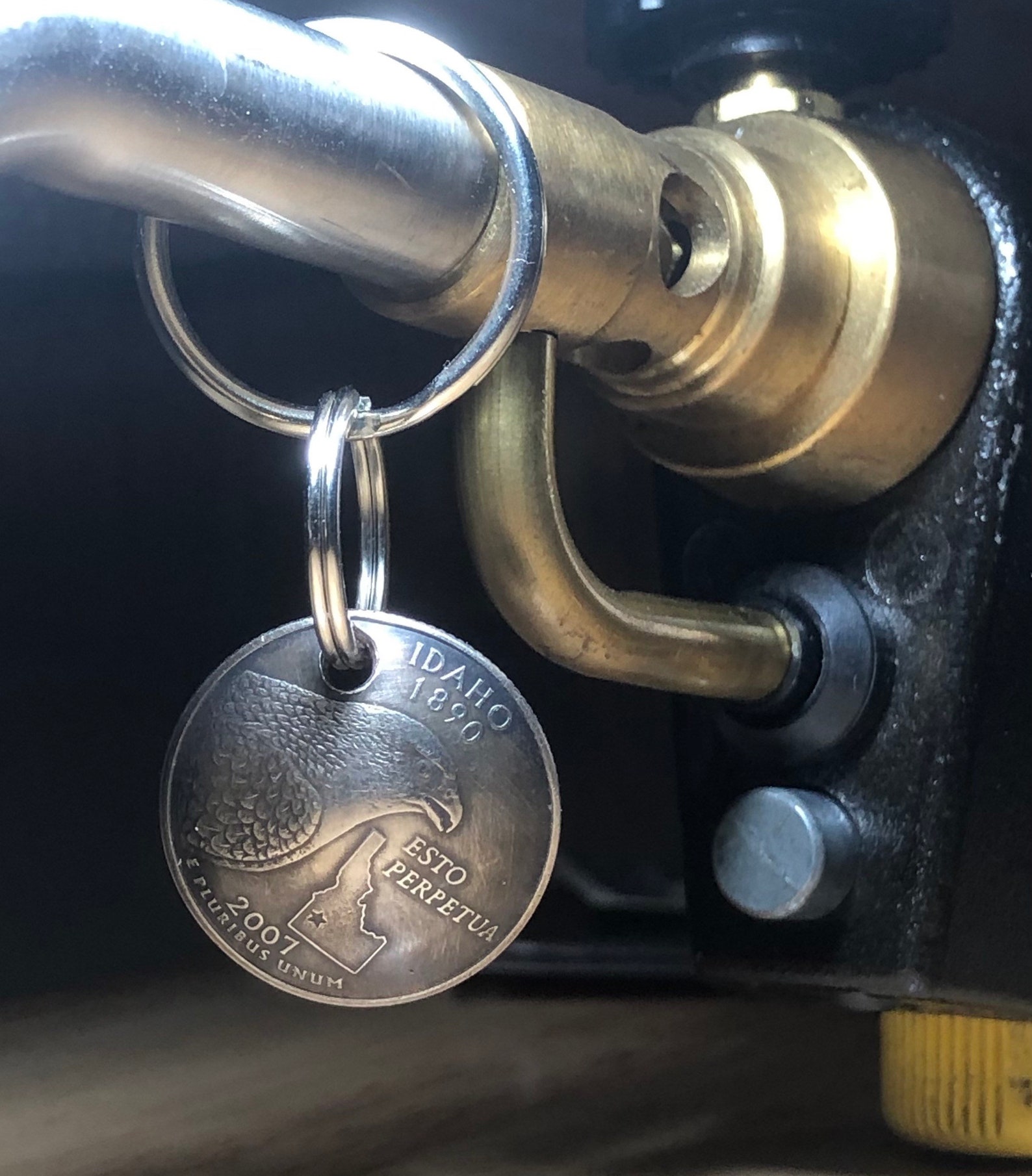 Quarter Key Chain Pick Your State Domed Quarter Key Chain - Etsy