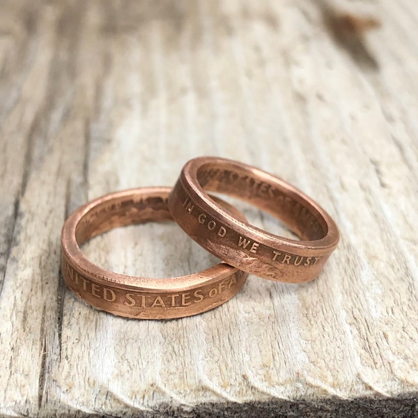 Lucky Penny Coin Ring