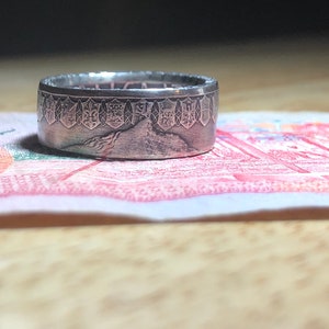 Silver Italian Coin Ring