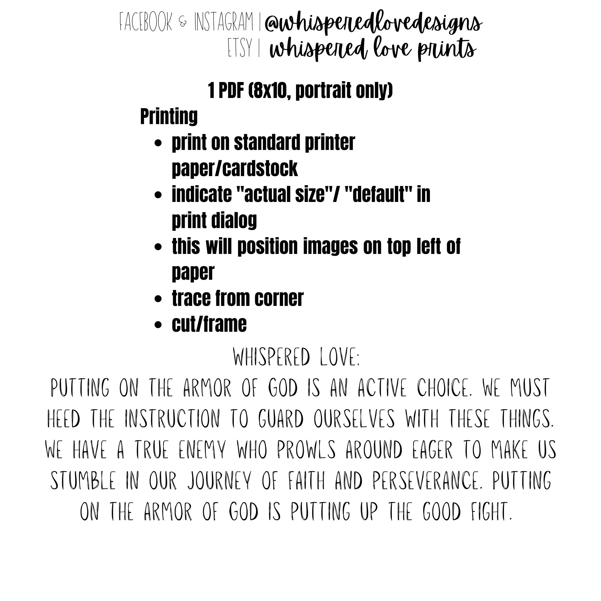 Armor of God, Armor of God Art, Christian Wall Art, Bible Verse