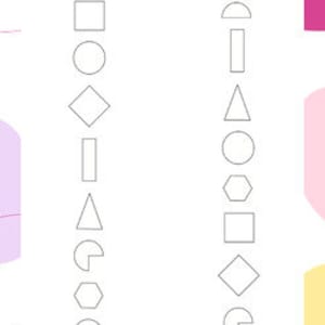 Shape Match-Up Worksheet