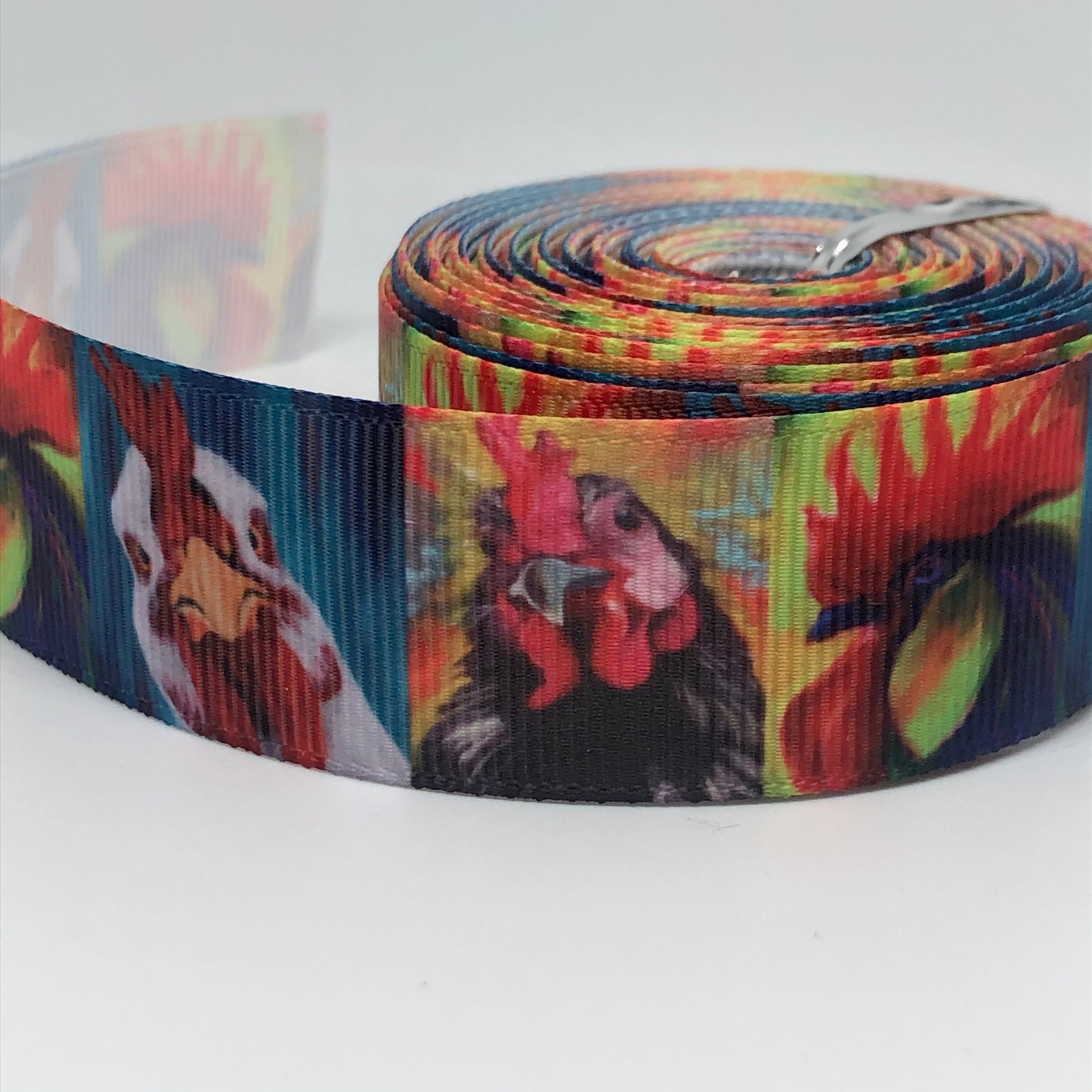 Grosgrain Ribbon 1 Rooster Ribbon Farm Ribbon Craft Etsy