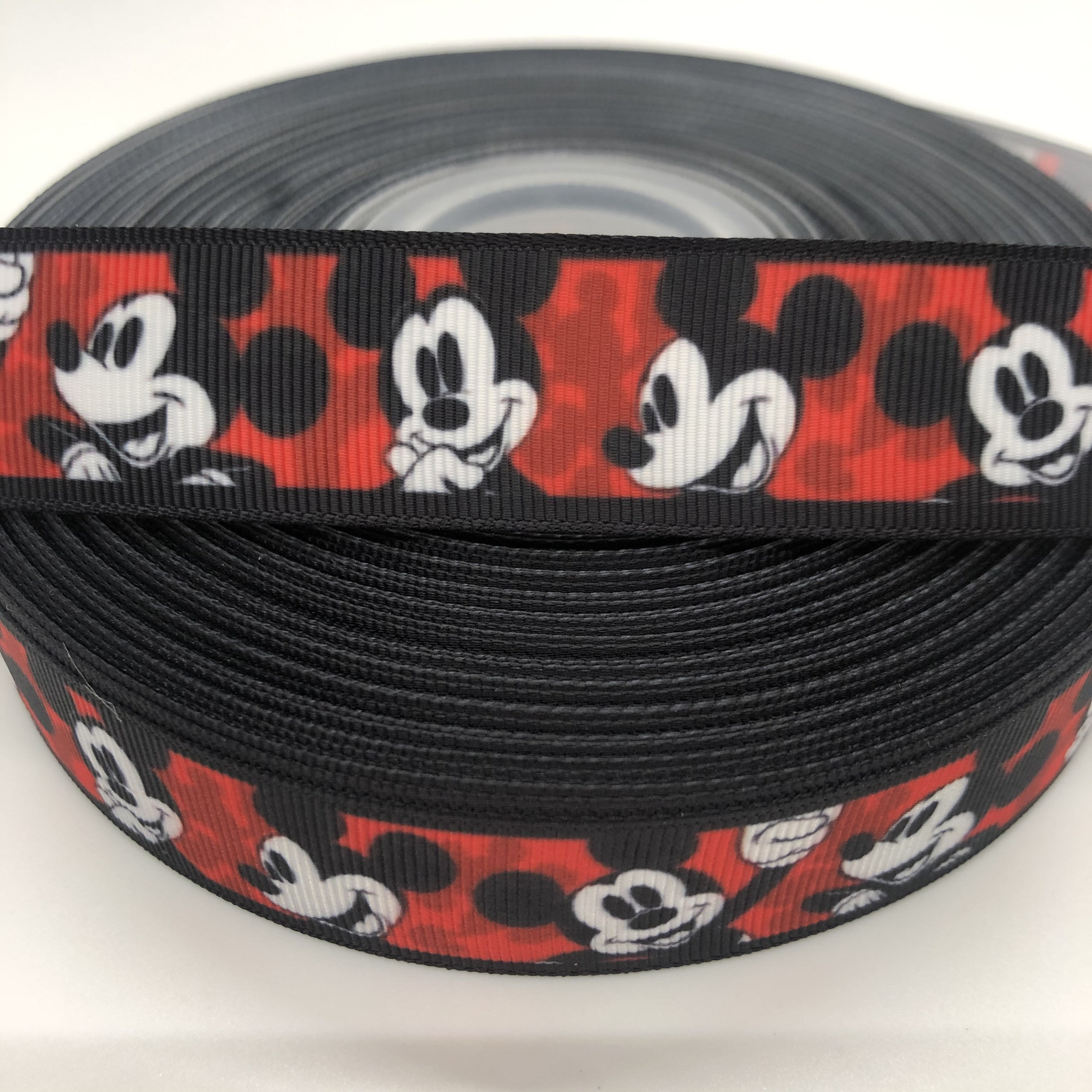 Expressions Mickey Mouse 1 Grosgrain Ribbon Bow Making Sold by the Yard DIY Supply