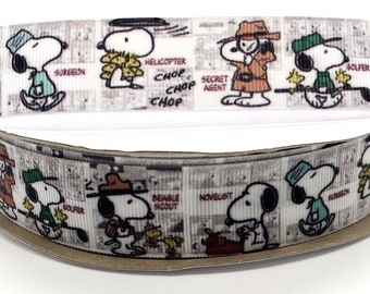 Cinta del grosgrain Snoopy perro de dibujos animados 7/8" 22mm Cinta del grosgrain Snoopy perro de dibujos animados 7/8" 22mm