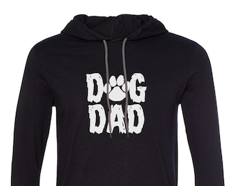 Mens Hooded - Dog Dad T Shirt - Dog Lover Shirt, Life is Better, Dog Person Shirt, Animal Lover Tee, Animal Shirt, Distracted By Dogs