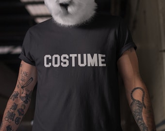 Funny Halloween Costume T-Shirt: Nerd Geek Party Outfit