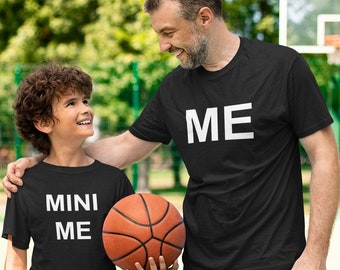 ME Mini ME SET Shirts, Father's Day Gift, Daddy Little Man, First Father's Day, Matching Daddy and Me Shirts, Father and Son