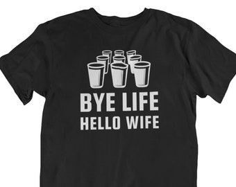 Hello Wife Shirt, Groom To Be Shirt, Bachelor Party Tee, Wedding Party Gift, Groomsmen Proposal Shirt, Funny Groom Shirt, Wedding Day Top