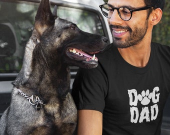 Dog Dad T Shirt - Gifts for Husband, Shirt for Dad, T Shirt for Dad, Daughter to Father, Fathers Dad Gift, Funny Dad Shirt, Funny Shirt Men