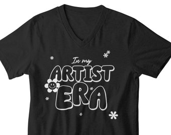 Mens V-neck - In My Artist Era Shirt, Gift For Artist, Makeup Artist Shirt, Artist Gifts, Art Lover, Art Teacher Shirt, Tattoo Artist