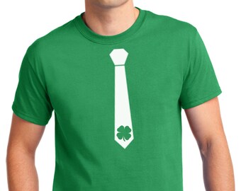 Lucky Tie - Saint Patrick's Day Shirt, Party, Irish Hat, Leprechaun T-Shirt, St. Patricks Day Shirt, St Paddys Day Shirt, Lucky Shirt