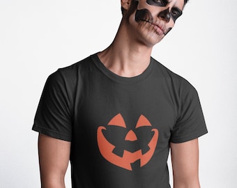 Pumpkin Face T Shirt, Halloween Shirt, Jack O Lantern Shirt, Trick Or Treat Shirt, Scary Pumpkin Shirt, Funny Halloween, Jack O Lantern Gift