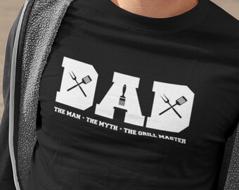 Dad Shirt, The Man The Myth The Grill Master, From Daughter To Dad, Best Dad Shirt, Cool Dad Shirt, Dad Shirt, Fathers Day Gift