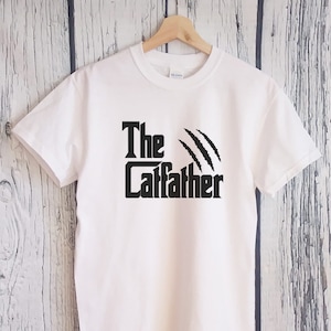 The CatFather Shirt Funny Father&#39;s Day Gift for Cat Lovers, Cat Dad Shirt, Gift for Dad, Unique Father&#39;s Day Gift, Cat Lover T-Shirt