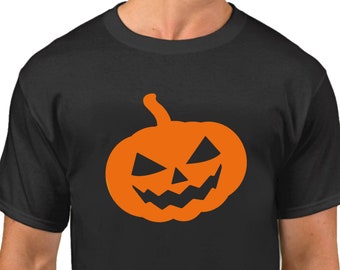 Men's Pumpkin T-Shirt: Halloween Party, Cozy Fall Outfit