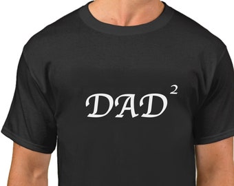 Dad Of 2 Shirt, Birthday Gift for Dad, Christmas Gift for Husband, Gifts for Father, Dad T-Shirt, Daughter to Father Gift, Fatherhood Tee