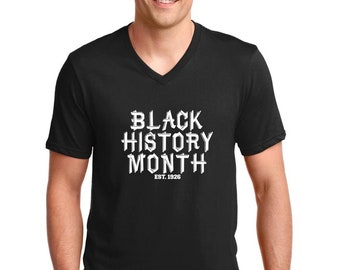 Black History Month Shirt, Mens V Neck Civil Rights Tee, Justice Freedom Shirt, Activist Statement Tee, Equality Support Shirt for Men