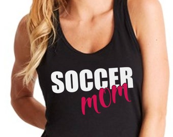 Tank Top Soccer Mom #3 T Shirt - Soccer Game Time, Soccer Vibe, Game Day Vibes, Playing Soccer, Game Shirt, Gift for Mom, Soccer Shirts