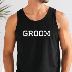 Groom Tank Top, Bachelor Party Shirt, Wedding Weekend Tank, Groom Beach Tank