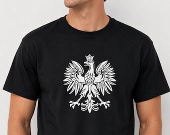 Polish Eagle Shirt, Polska Pride Tee, Heritage Gift, Patriotic Apparel, Soccer Supporter, National Emblem
