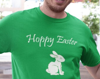 Hoppy Easter #2 T Shirt, Happy Easter, Easter Sunday Tee, Easter Bunny T-Shirt, Holiday Outfit, Christian