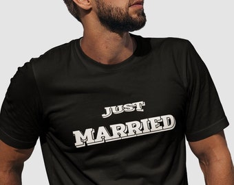 Just Married T Shirt - Just Married, Mr Shirt, Mr and Mrs Shirt, Tribe Shirt, Wedding Tee, Wife And Hubs Shirts, Bride and Groom