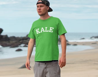 Kale T-shirt - Vegan Tee, Vegetables Lover, University Tee, Vegetarian Shirt