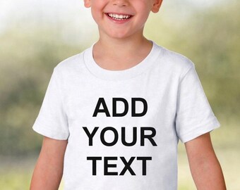 Custom Kids T Shirt, Personalized Toddler Shirt, Name Tee, Birthday Shirt, Custom Text Shirt, Kids Graphic Tee, Gift For Boys Girls