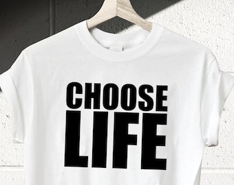 Choose Life George Michael Shirt, Wham  Fan Retro Pop Icon Men S-3XL