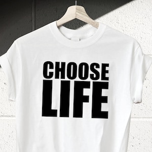 Choose Life George Michael Shirt, Wham  Fan Retro Pop Icon Men S-3XL