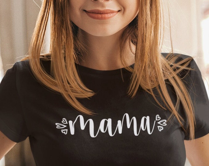 Featured listing image: Womens - Mama T Shirt, Mothers Day Shirt, Mothers Day Gift, Gift for Mom, Mom Shirt, Momlife Shirt, Mother's Day Gift, Birthday Gift