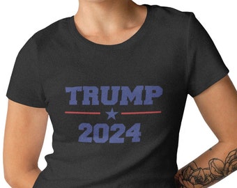Womens - Trump 2024 #2 T Shirt, US Presidential Election, Donald Trump, Republican Gift Tee, Support Trump T-Shirt, Take America Back