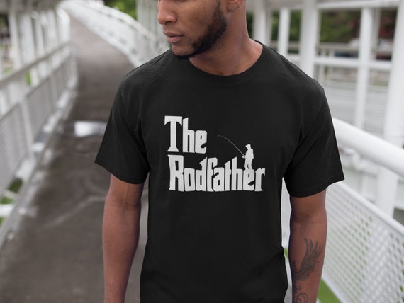 The Rodfather Shirt Fishing T-shirt, New Dad Shirt, Dad and Daddy