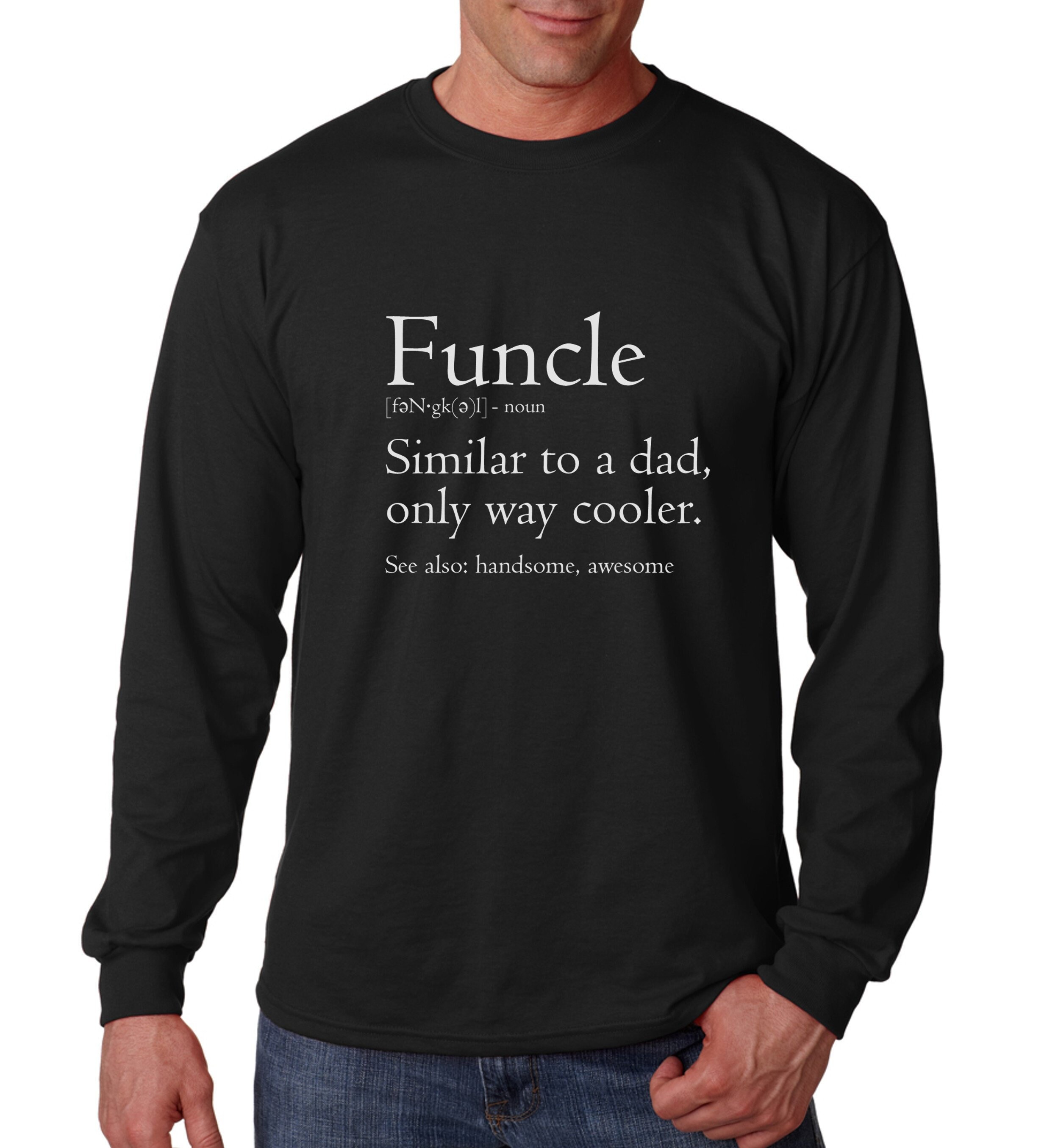 Mens Funcle T Shirt Funny Uncle Father's Dad Best Gift Gag Fun Mens Funcle T Shirt Funny Uncle Father's Dad Best Gift Gag Fun