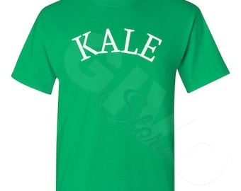 Kale T Shirt - Animal Lovers Tee - Healthy Food - Vegan Vegetarian T-Shirt - Veggies - Veggie Lover