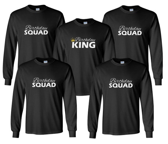 18th birthday squad shirts