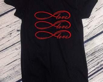Ladies - LOVE T-Shirt, Romantic Gift Idea, Valentine’s Day Tee, Anniversary, Funny Shirt