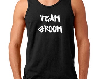 Men's Tank Top - Team Groom #2 T Shirt - Gift For Groom, Bachelor Party Shirt, Team Groom Shirts, Groom Shirt, Best Man, Groomsmen