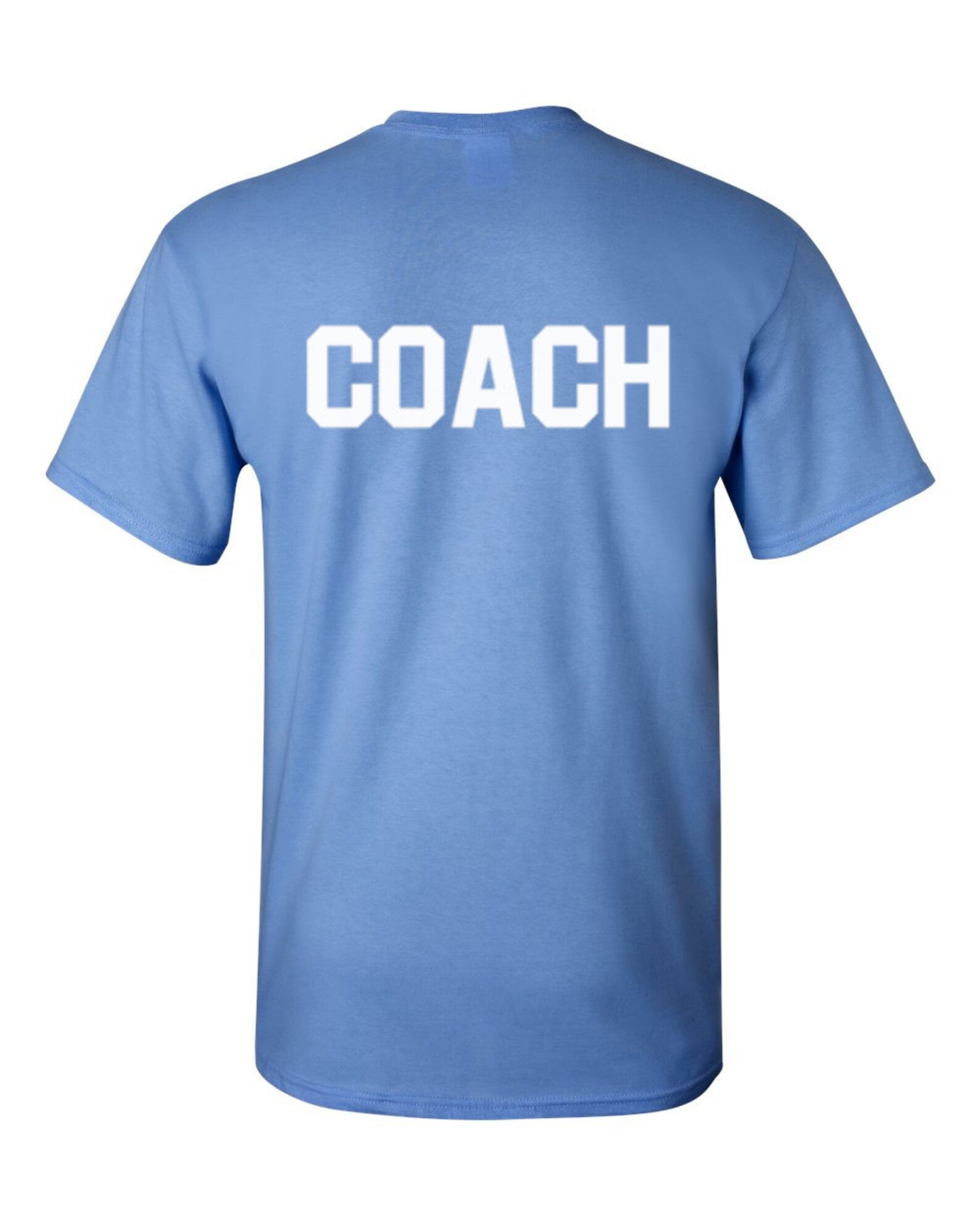 Men's Coach Shirt Front & Back Tshirt Football Etsy