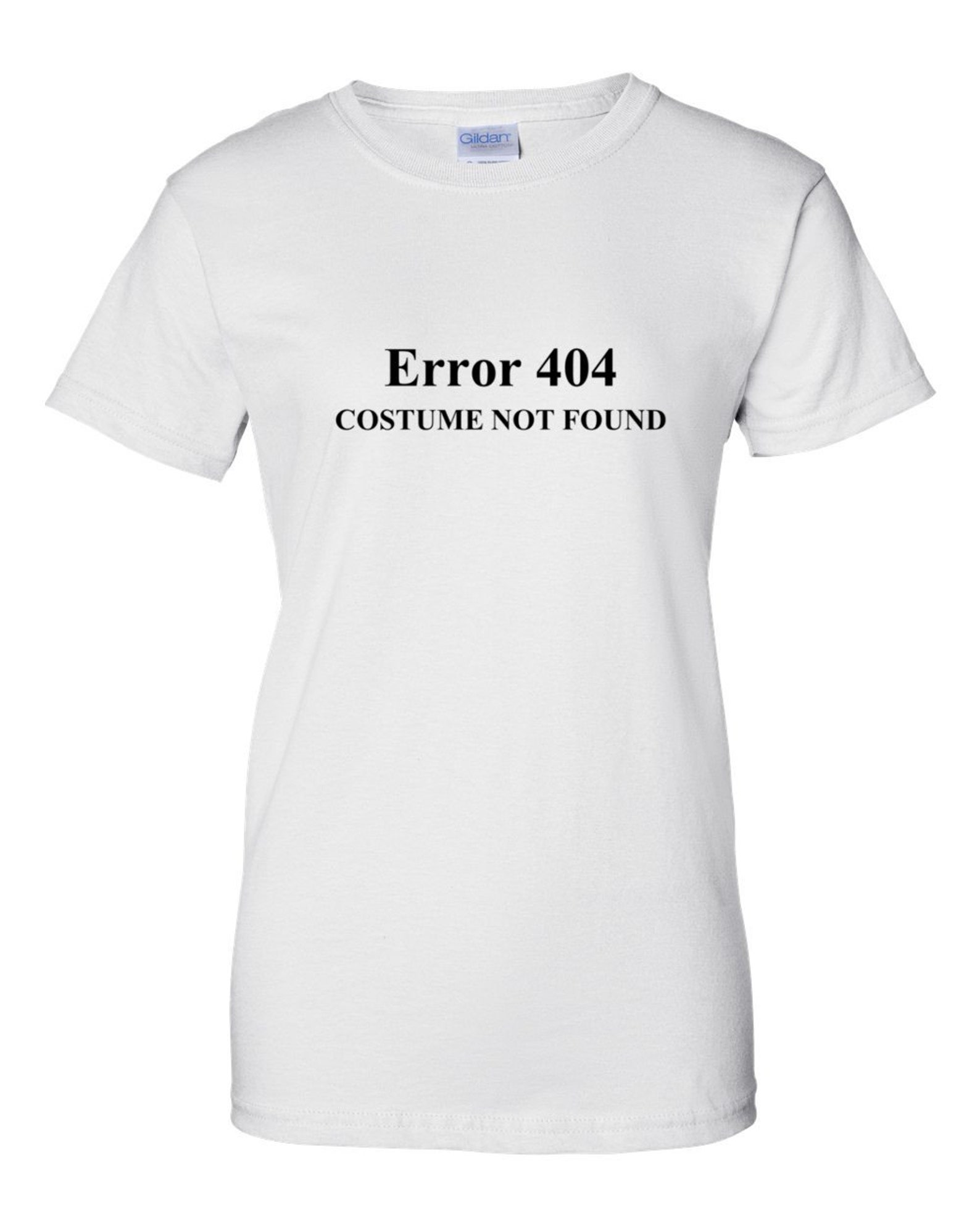 Womens Error 404 Costume Not Found T Shirt Witch Shirt | Etsy